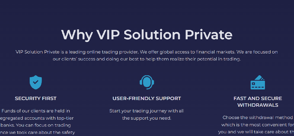 VIP Solution Private broker