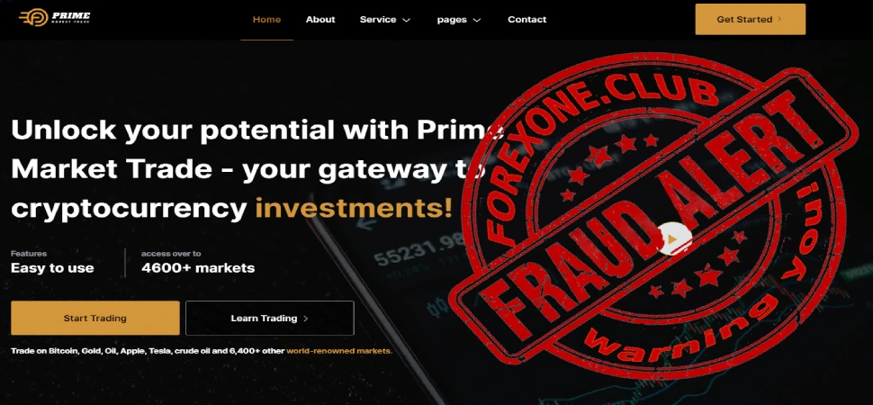Prime Market Trade: A Notorious Forex Broker Scam Operator | Read Our Comprehensive Review Here!
